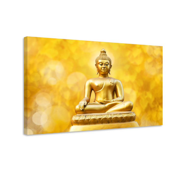 Triptico buda buddha canvas - Tenstickers