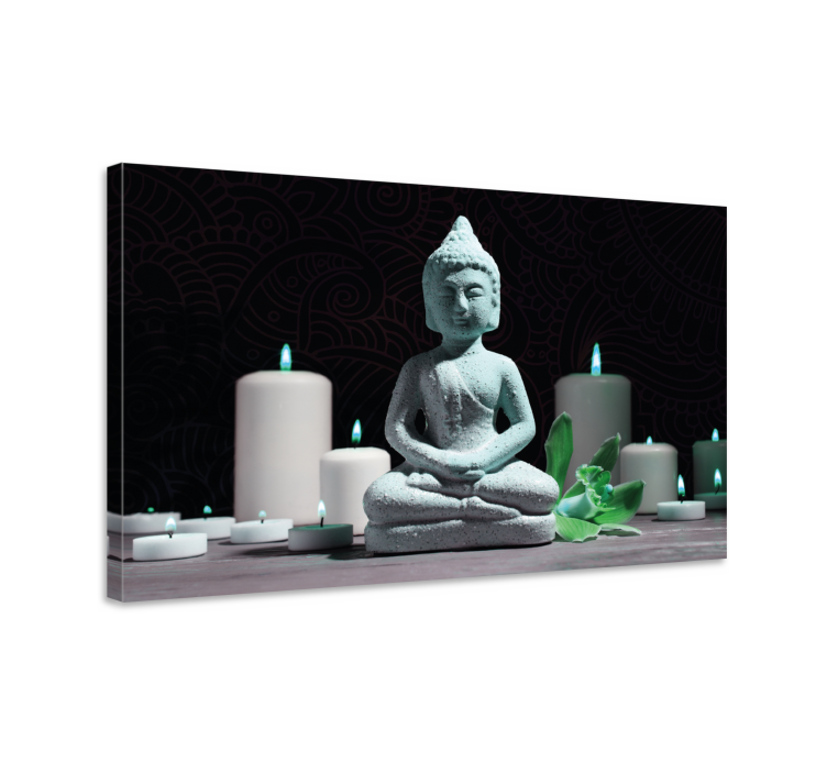 Buddha meditaatio veistoscanvas taulu - Tenstickers