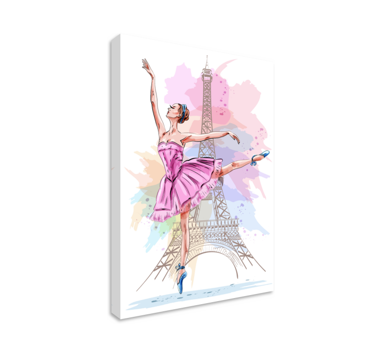 Bailarinas con estrellas ballerina canvas - Tenstickers