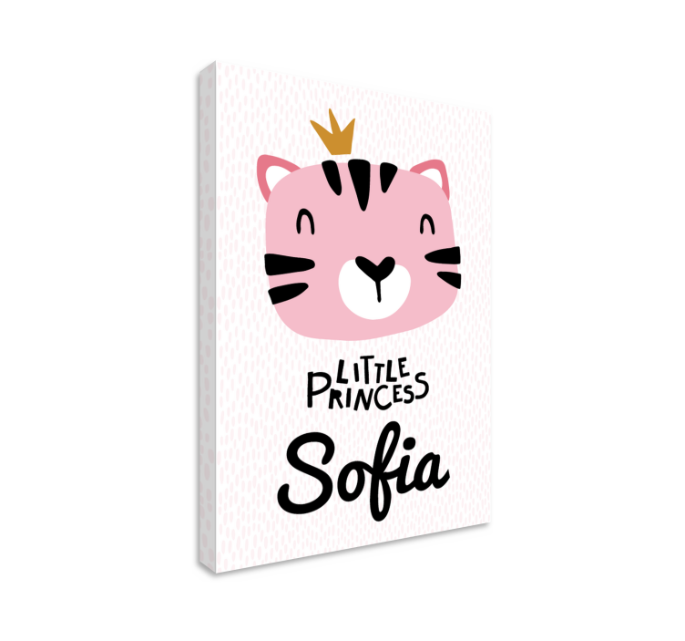 Pikku prinsessa sofia vauvan huoneen canvas taulu - Tenstickers