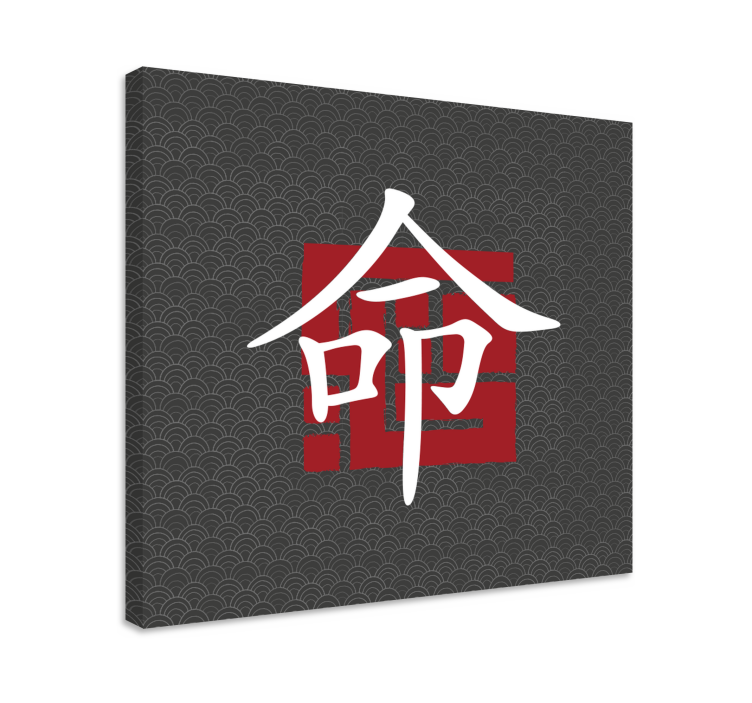 Japanilaiset kirjaimet aakkos canvas - Tenstickers