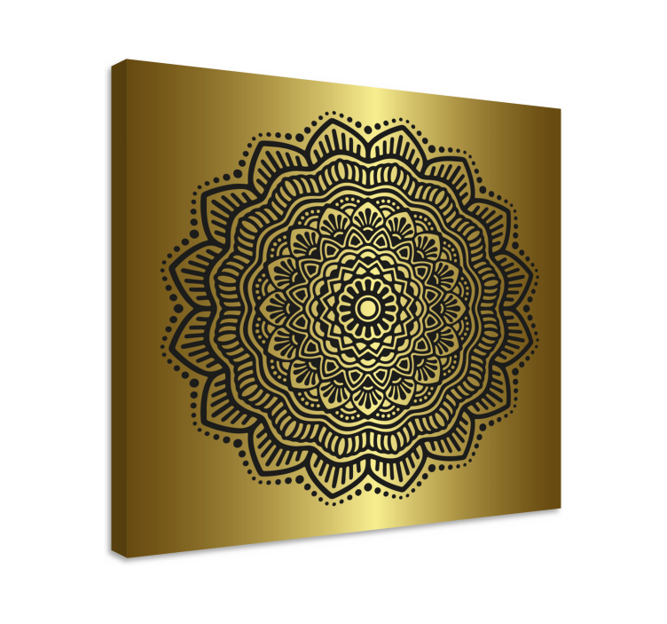 Mandala Canvas eteiseen - Tenstickers