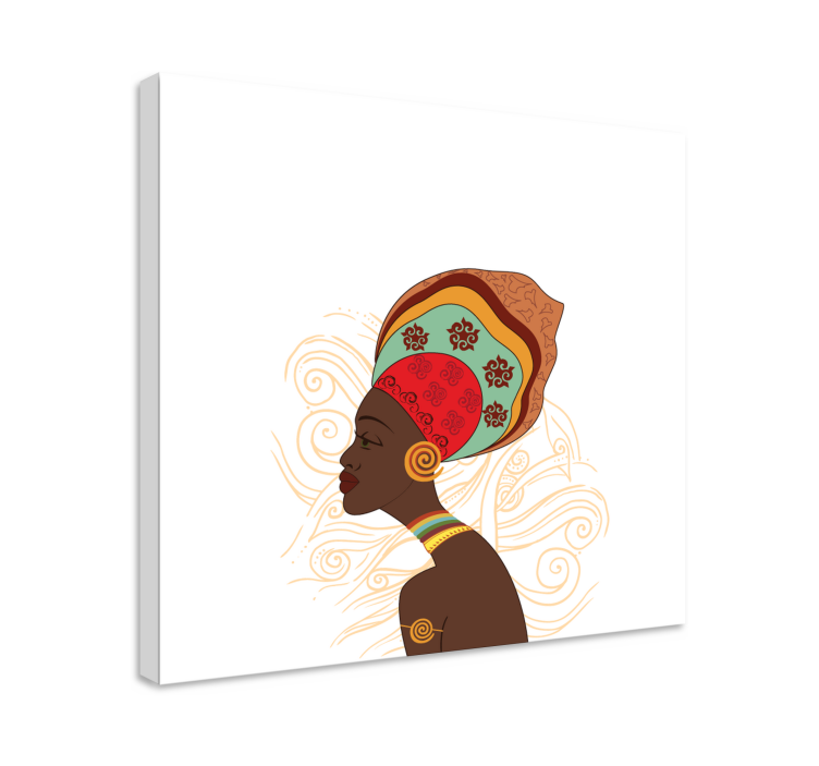 Moderni afrikka toimisto canvas - Tenstickers