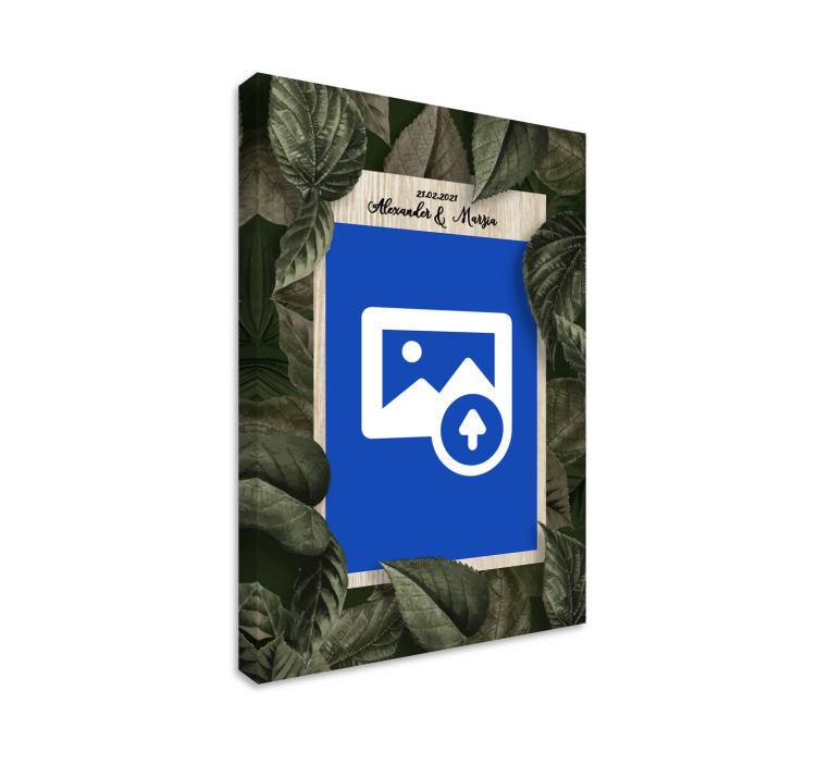 Muokattava valokuva häät canvas - Tenstickers