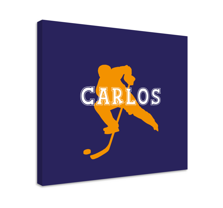 Jääkiekkoilija urheilu canvas taulu - Tenstickers