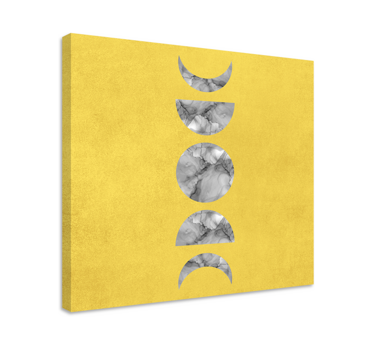 Luonnon vaiheet abstrakti canvas taulu - Tenstickers