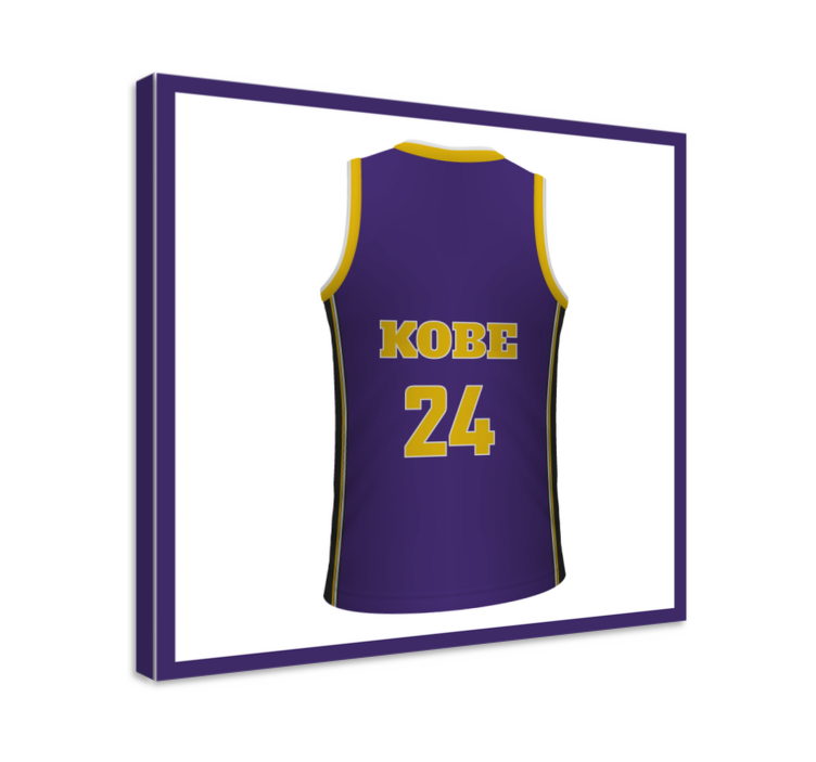 Kobe bryant viileät lakerit nuorten canvas - Tenstickers