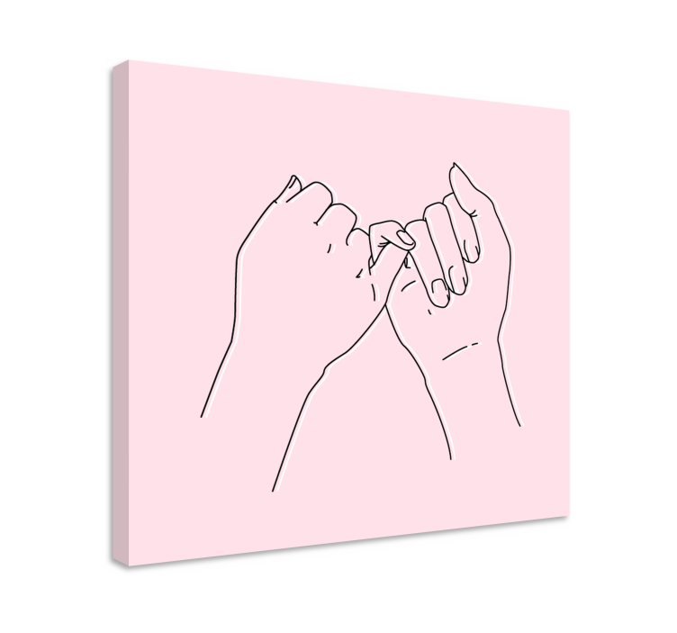Pinky lupausele hahmo canvas taulu - Tenstickers
