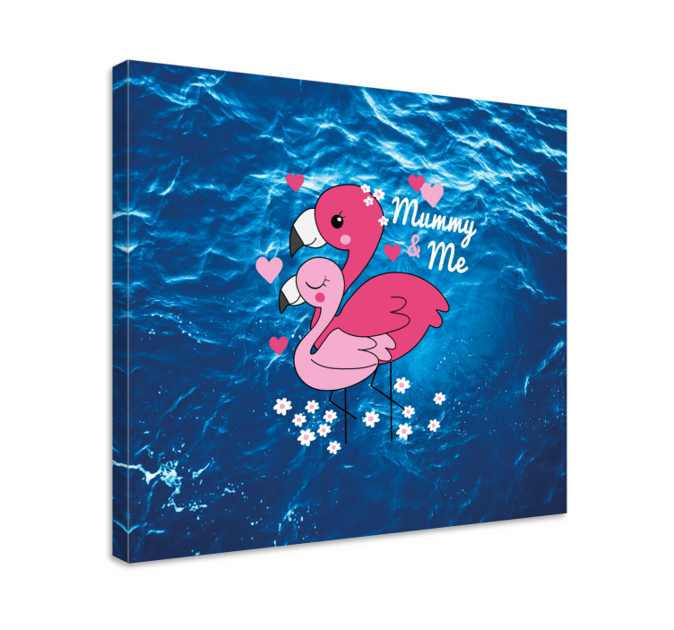 Rakkauslintujen eläin canvas taulu - Tenstickers