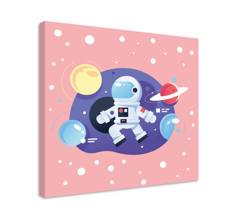 Avaruusseikkailun tutkija canvas taulu - Tenstickers