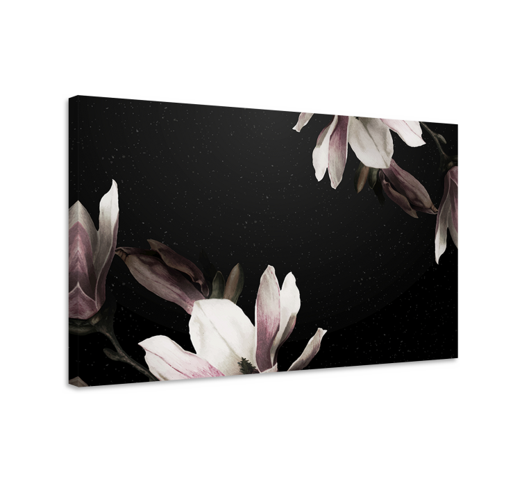 Magnolian kukka-asetelma canvas-taulu - Tenstickers
