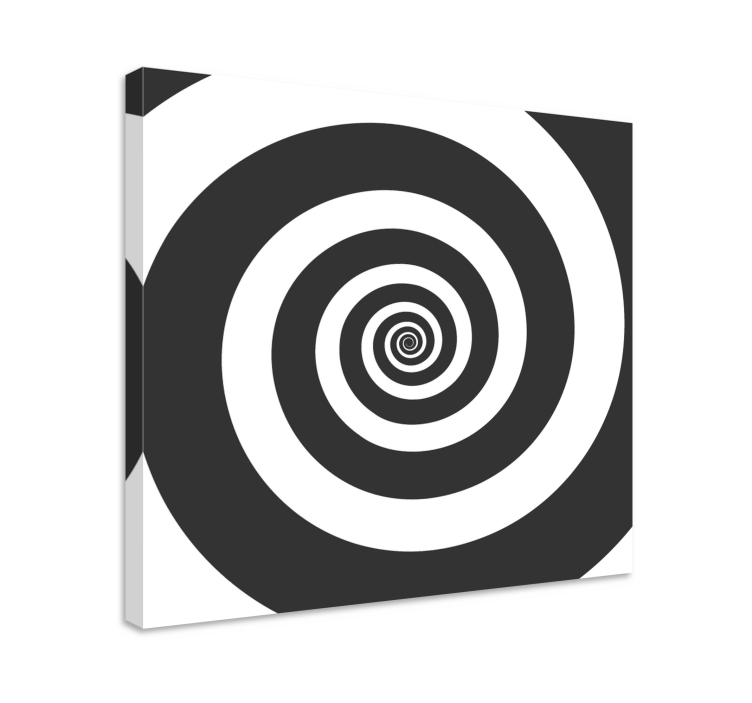 Spiraalimalli geometrinen canvas taulu - Tenstickers