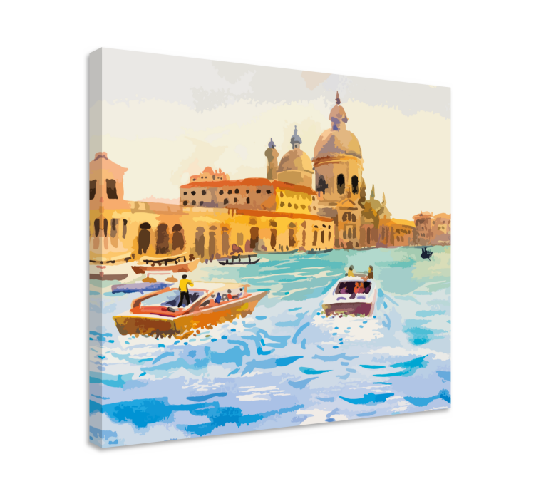 Grand canal venetsia canvas taulu maisema - Tenstickers