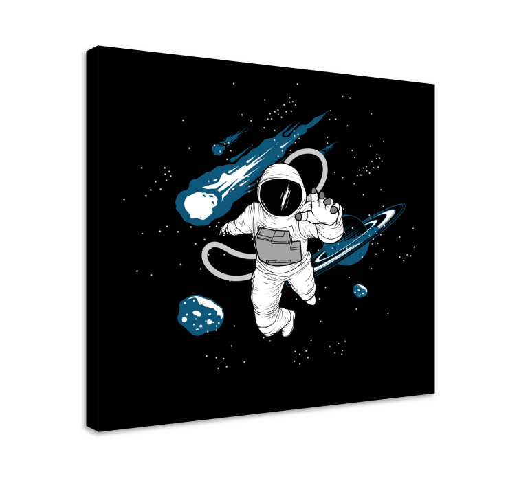 Avaruuden astronautti videopeli canvas taulu - Tenstickers