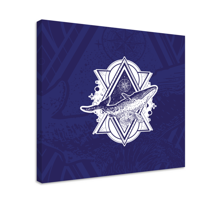 Valas taivaallinen suunnittelu merimies canvas taulu - Tenstickers