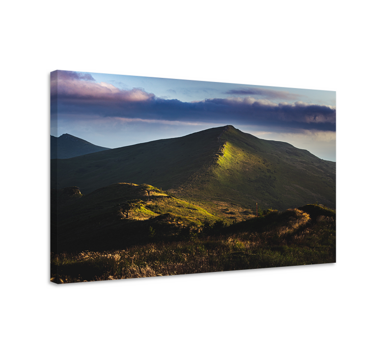 Bieszczady-vuoret varhain aamulla canvas taulu maisema - Tenstickers