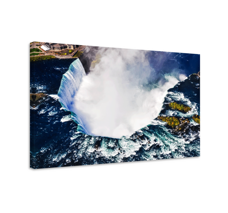 Niagara falls ilmakuva maisema canvas taulu - Tenstickers