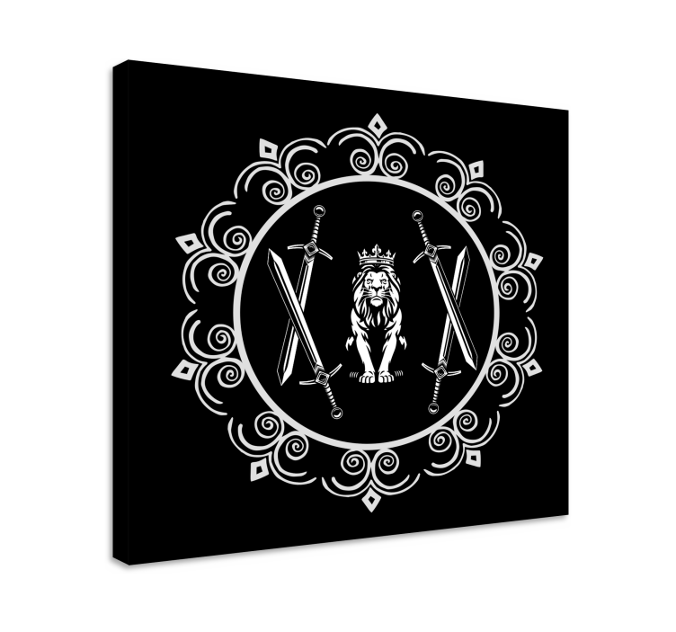 Leijonamiekatpuucanvastaulu - Tenstickers