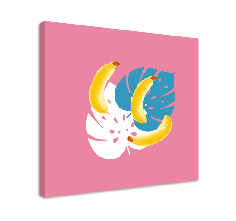 Tropiikin banaanit canvas taulu - Tenstickers