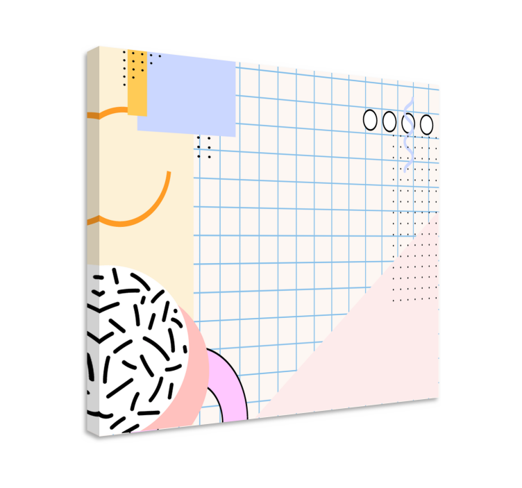 Muotoja ja kuvioita moderni canvas taulu - Tenstickers