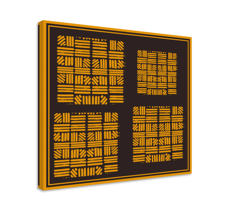 Moderni canvas taulu geometrinen järjestelmäkonsepti - Tenstickers