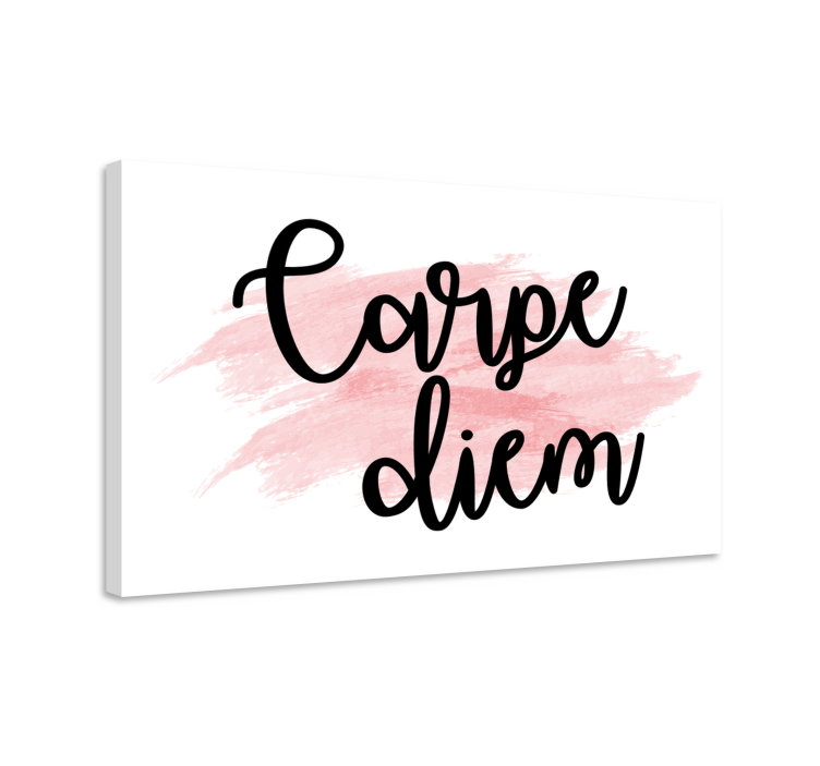 Carpe diem inspiraatio canvas taulu sanonnat - Tenstickers