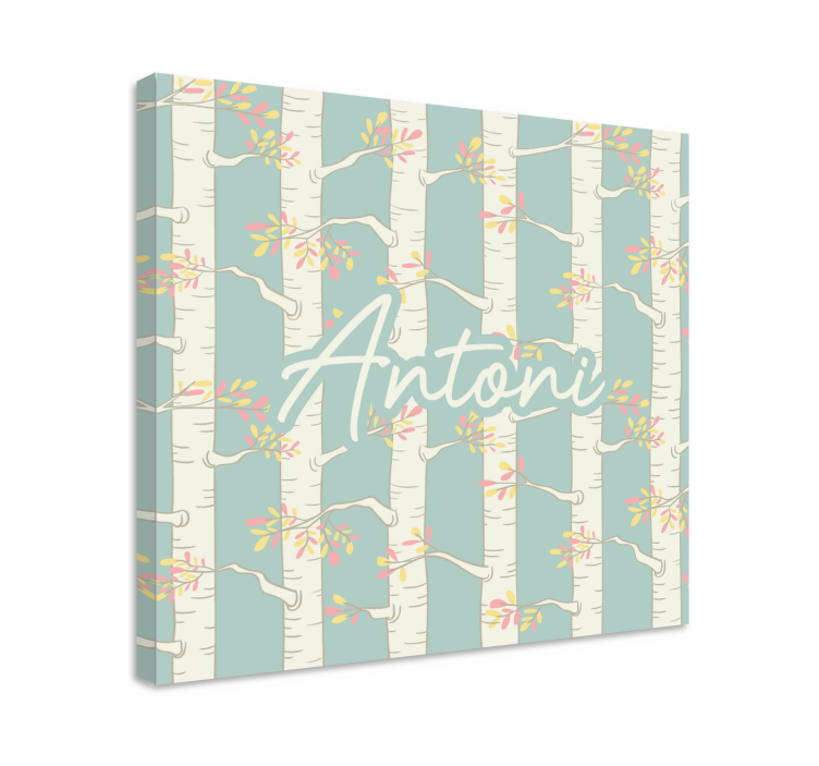 Koivun kukat canvas taulu - Tenstickers