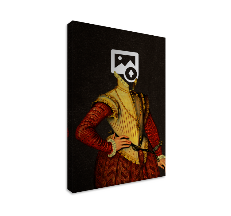 Aristokraattinen koira koira canvas - Tenstickers