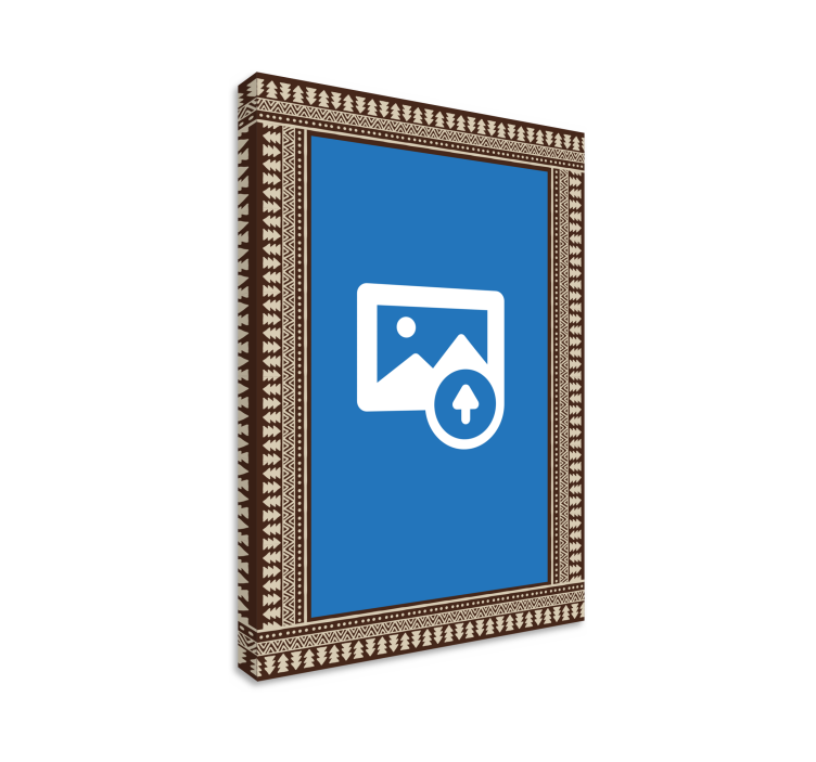 Mukautettu boheemi valokuvakehys canvas taulu omasta kuvasta - Tenstickers