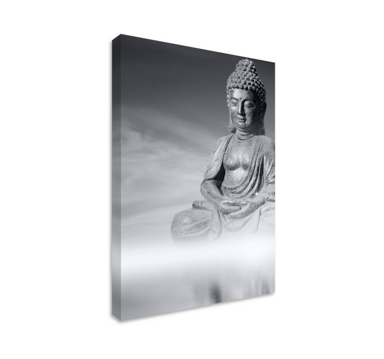 Buddha zen -kanvas-taideprintti - Tenstickers