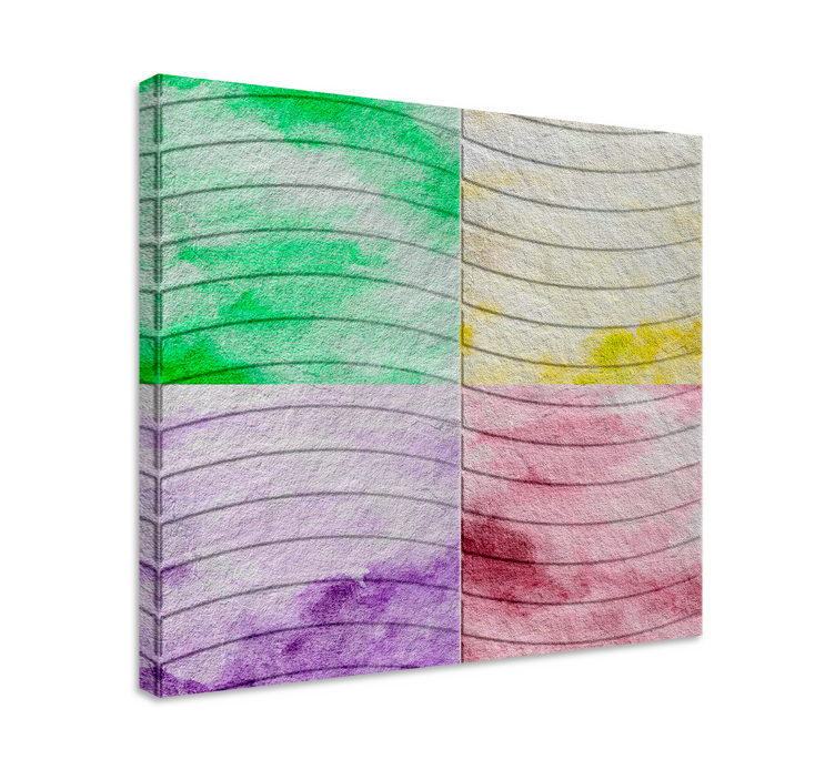 Ramblas laatat canvas olohuoneeseen - Tenstickers