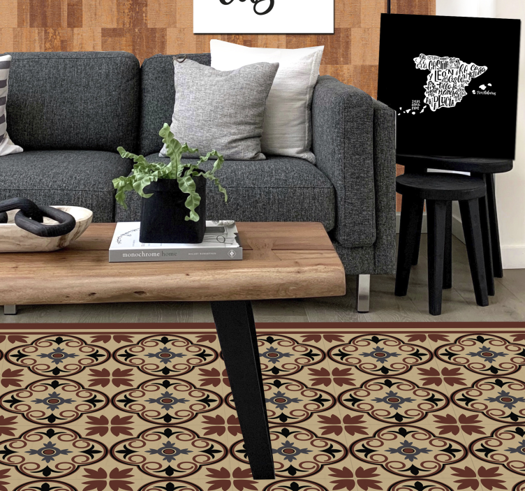 Luova karttasanoitus canvas-taulu - Tenstickers