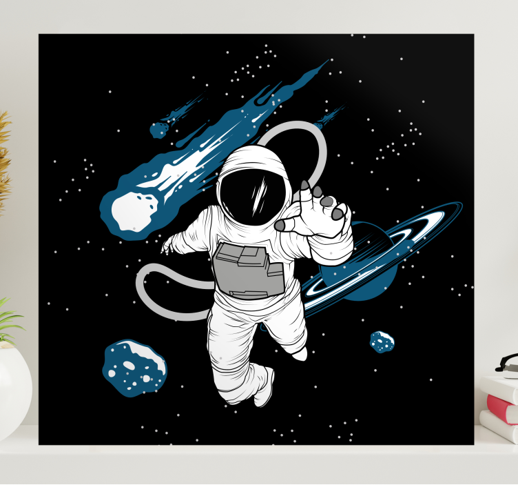 Avaruuden astronautti videopeli canvas taulu - Tenstickers