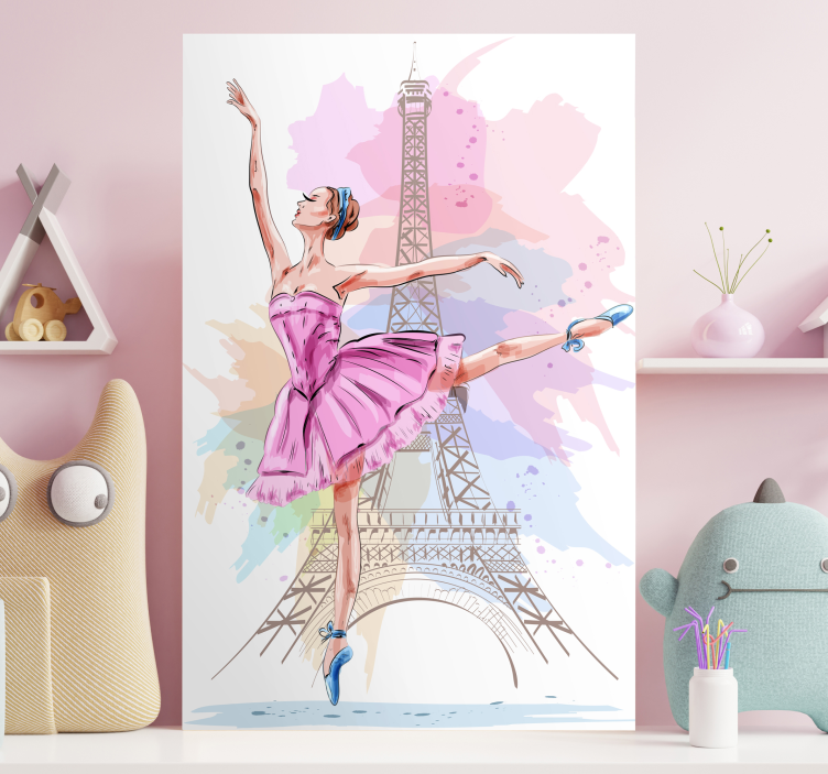 Bailarinas con estrellas ballerina canvas - Tenstickers