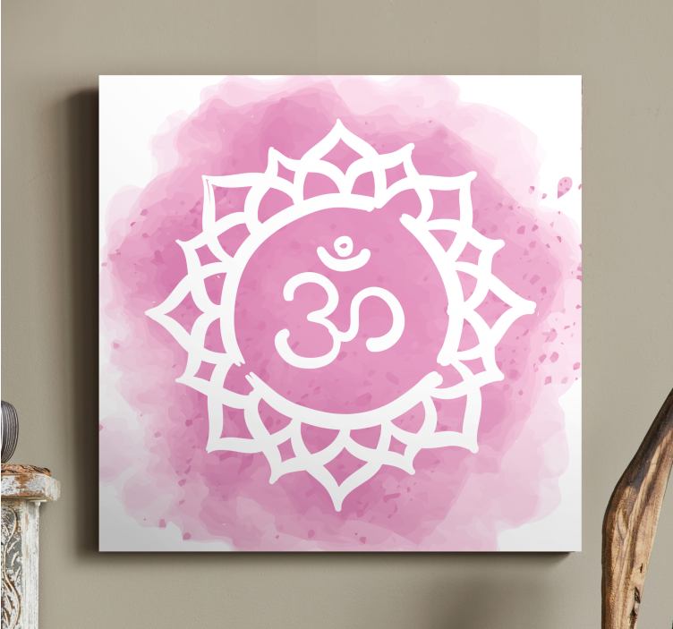 Buddha kanvas taulu om mandala kuvasto - Tenstickers