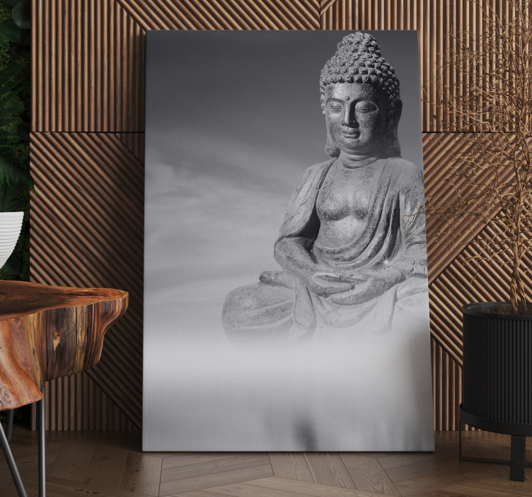 Buddha zen -kanvas-taideprintti - Tenstickers