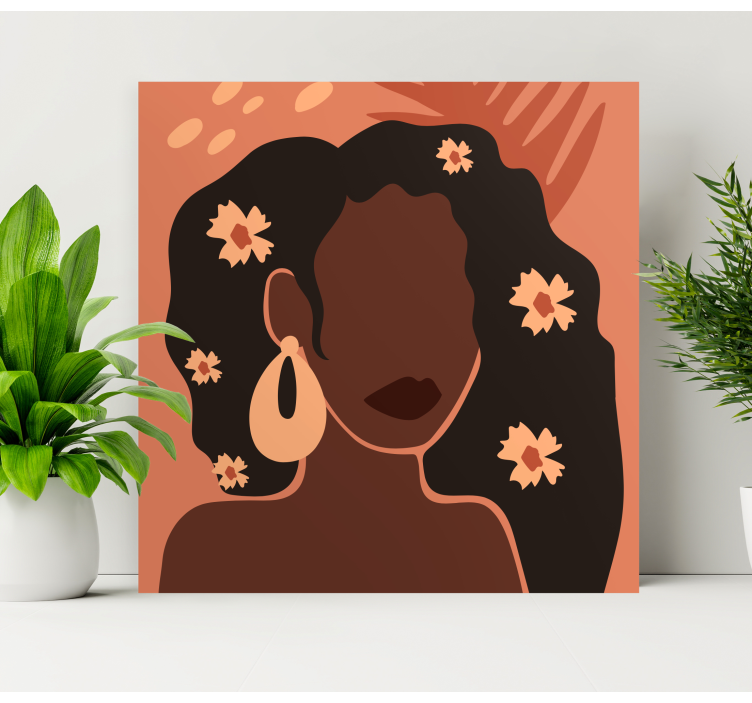 Elegantti naisfiguuri canvas taulu - Tenstickers