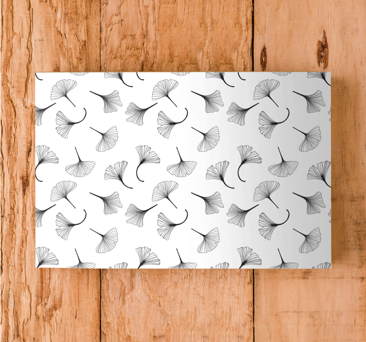 Ginkgo leaf inspiraatio kukka ja kasvi canvas taulu - Tenstickers