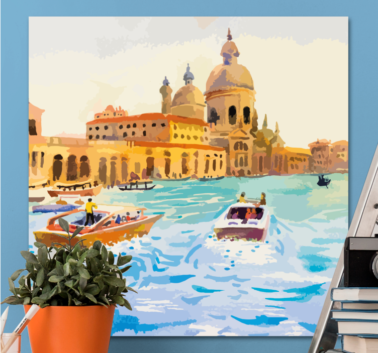 Grand canal venetsia canvas taulu maisema - Tenstickers