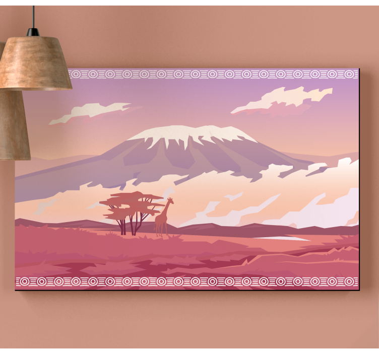 Kilimanjaro canvas taulu maisema - Tenstickers