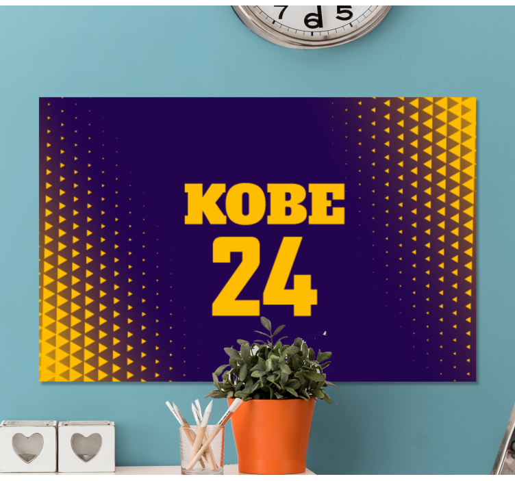 Kobe bryant lakers viileä koripallo nuorten canvas - Tenstickers