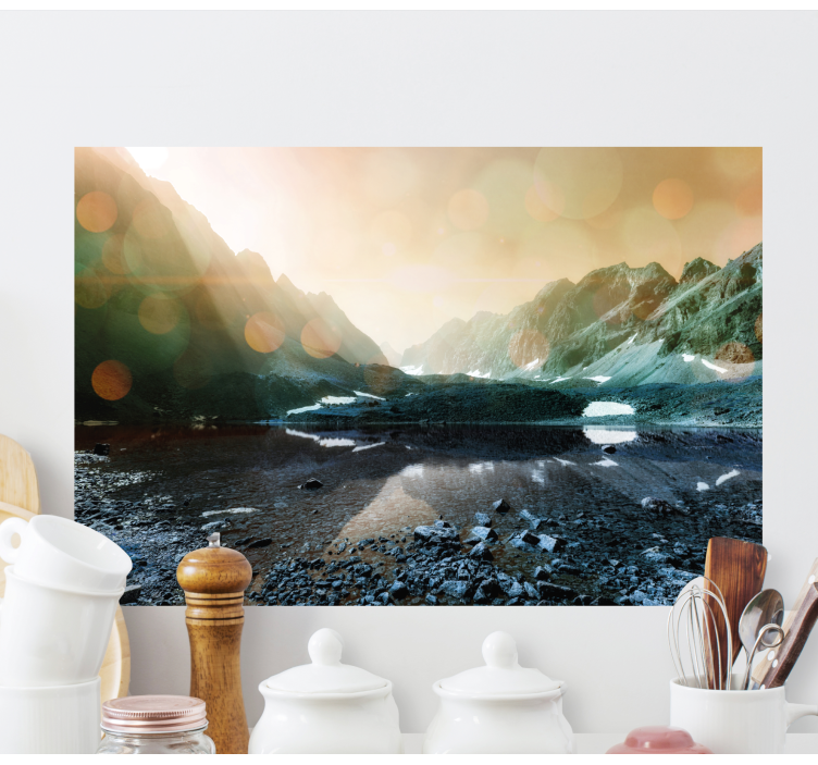 Metsä ja järvi, luonto canvas taulu maisema - Tenstickers