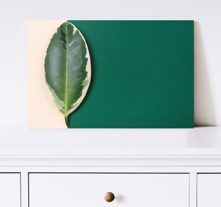 Moderni maalilevyn muotoilu kasvi canvas - Tenstickers