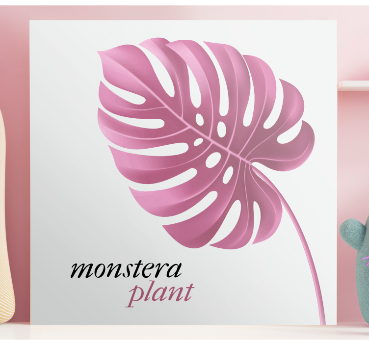 Monstera kasvi canvas taulu - Tenstickers