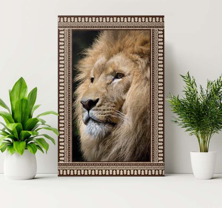 Mukautettu boheemi valokuvakehys canvas taulu omasta kuvasta - Tenstickers