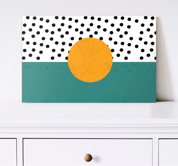 Rohkea geometrinen muotoilutaulu - Tenstickers