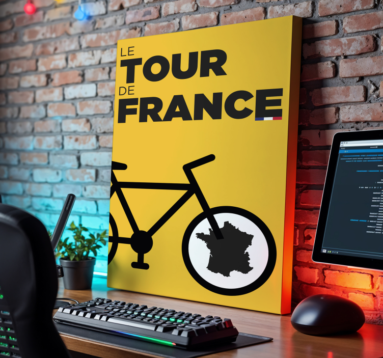 tour urheilu canvas taulu - Tenstickers