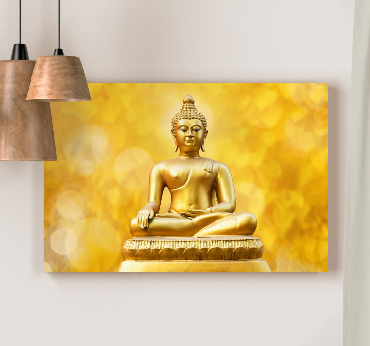 Triptico buda buddha canvas - Tenstickers