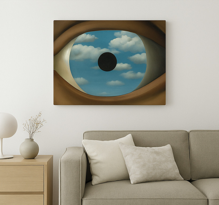 Väärennetty peili taide canvas taulu - Tenstickers