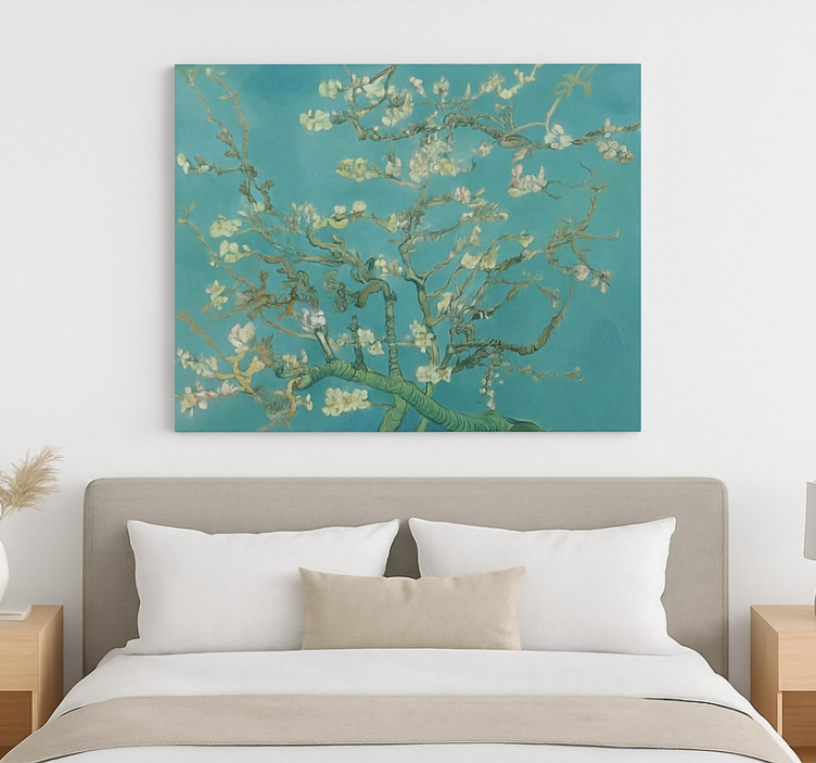 Van gogh mantelin kukka taide canvas taulu - Tenstickers